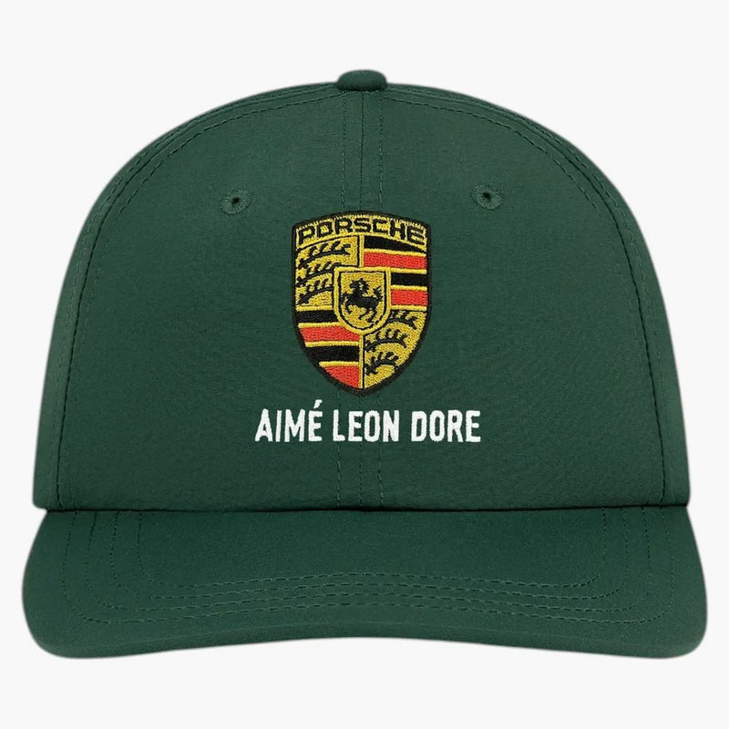 Aime Leon Dore X Porsche Nylon Logo Hat Green