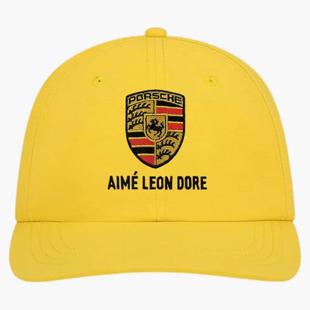 Aime Leon Dore X Porsche Nylon Logo Hat Yellow