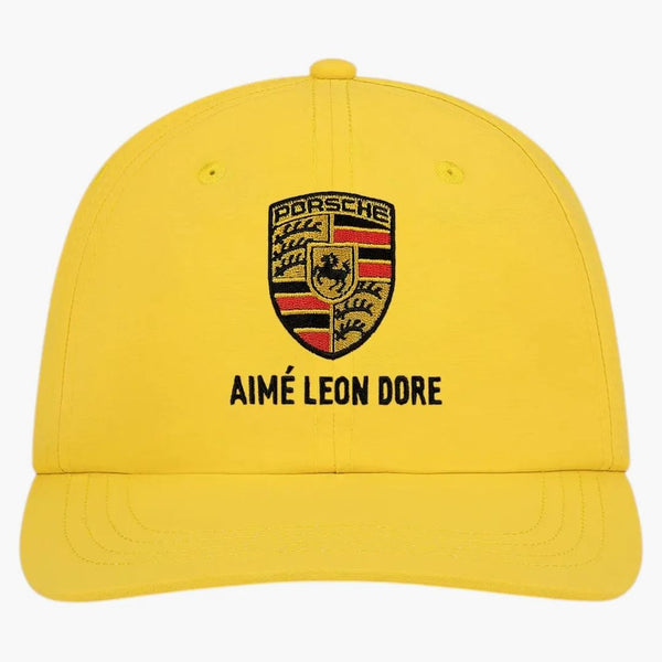 Aime Leon Dore X Porsche Nylon Logo Hat Yellow