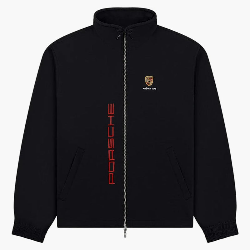 Aime Leon Dore X Porsche Nylon Track Jacket Black