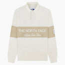 Aime Leon Dore X The North Face Script Logo Rugby Cream