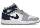 Jordan 1 Mid Wolf Grey Midnight Navy (gs)