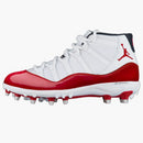 Jordan 11 Retro Cleat White Red
