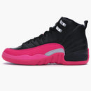 Jordan 12 Retro Black Deadly Pink (gs)