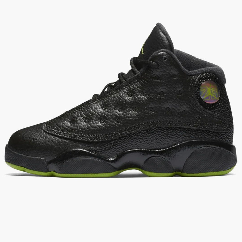 Jordan 13 Retro Black White Altitude Green (PS)