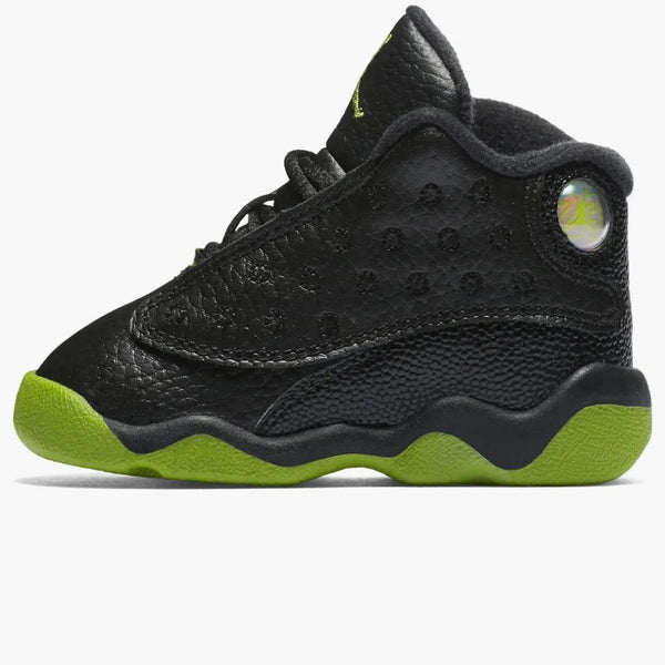 Jordan 13 Retro Black White Altitude Green (TD)