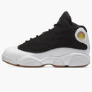 Jordan 13 Retro Black White Gum Medium Brown Metallic Gold (PS)