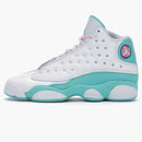 Jordan 13 Retro White Soar Green Pink (GS)