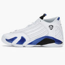 Jordan 14 Retro White Hyper Royal (gs)