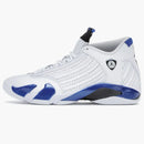 Jordan 14 Retro White Hyper Royal