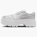 Jordan 1 Brooklyn Low White Metallic Silver (women's)