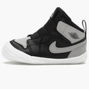 Jordan 1 Crib Bootie Black Medium Grey (i)