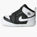 Jordan 1 Crib Bootie Black White (i)