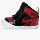 Jordan 1 Crib Bootie Bred Patent (i)