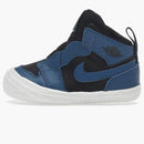 Jordan 1 Crib Bootie Dark Marina Blue (i)