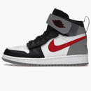 Jordan 1 High Flyease Black Particle Gray Gym Red (GS)