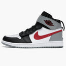 Jordan 1 High Flyease Black Particle Grey Gym Red