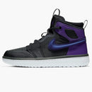 Jordan 1 High React Black Court Purple