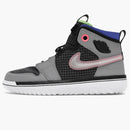 Jordan 1 High React Black Particle Grey