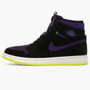 Jordan 1 High Zoom Air Cmft Black Court Purple Lemon Venom (women's)