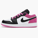 Jordan 1 Low Black Active Fuchsia (gs)