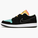 Jordan 1 Low Black Aurora Green Laser Orange