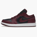 Jordan 1 Low Black Dark Beetroot (women's)