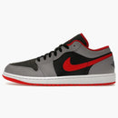 Jordan 1 Low Black Light Smoke Grey Gym Red