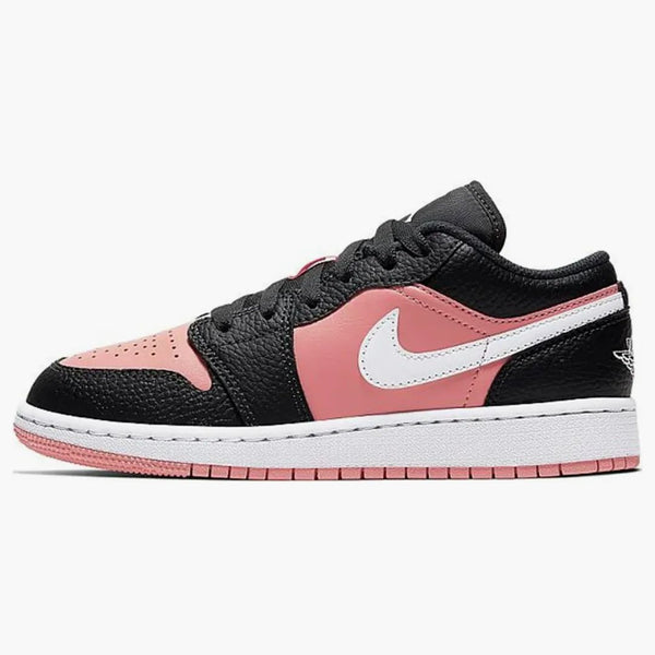 Jordan 1 Low Black Pink Quartz (gs)