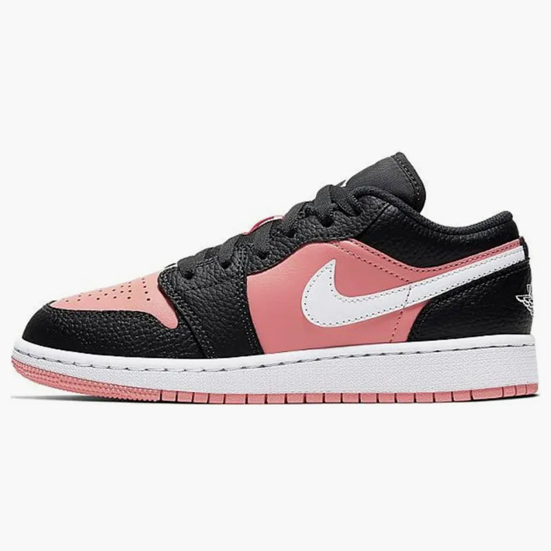 Jordan 1 Low Black Pink Quartz (gs)