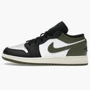 Jordan 1 Low Black Toe Medium Olive (gs)