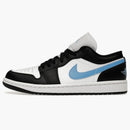 Jordan 1 Low Black University Blue White (women's)