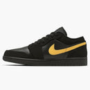 Jordan 1 Low Black University Gold