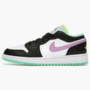 Jordan 1 Low Green Glow Violet Shock (gs)
