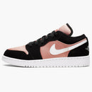Jordan 1 Low Black White Rose Gold (gs)