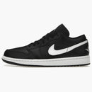 Jordan 1 Low Black White (2022) (women's)
