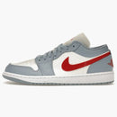 Jordan 1 Low Blue Whisper Dune Red (women's)