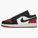 Jordan 1 Low Bred Toe 2.0 (gs)