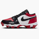 Jordan 1 Low Cleat Patent Bred Toe (gs)