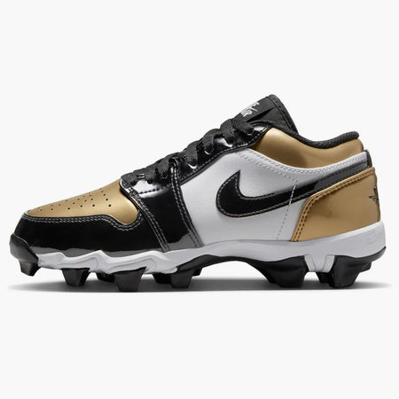 Jordan 1 Low Cleat Patent Gold Toe (gs)