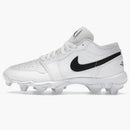 Jordan 1 Low Cleat White Black (gs)
