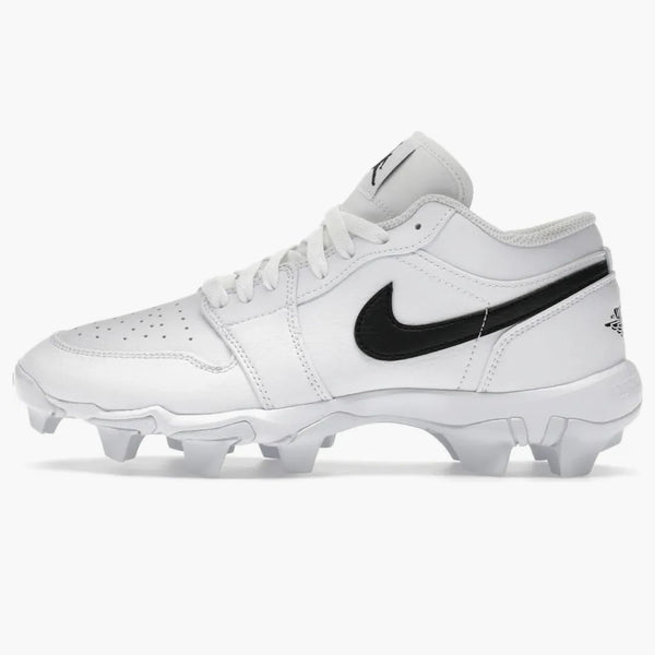 Jordan 1 Low Cleat White Black (gs)