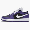 Jordan 1 Low Court Purple Black (gs)