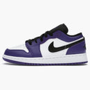 Jordan 1 Low Court Purple White (gs)