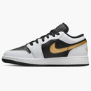 Jordan 1 Low Gold Swoosh (gs)