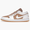 Jordan 1 Low Gum White