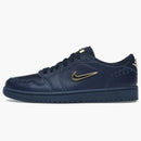 Jordan 1 Low Method Of Make Midnight Navy Metallic Gold (women's)