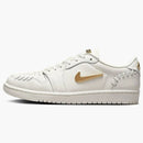 Jordan 1 Low Method Of Make Sail Metallic Gold (women's)