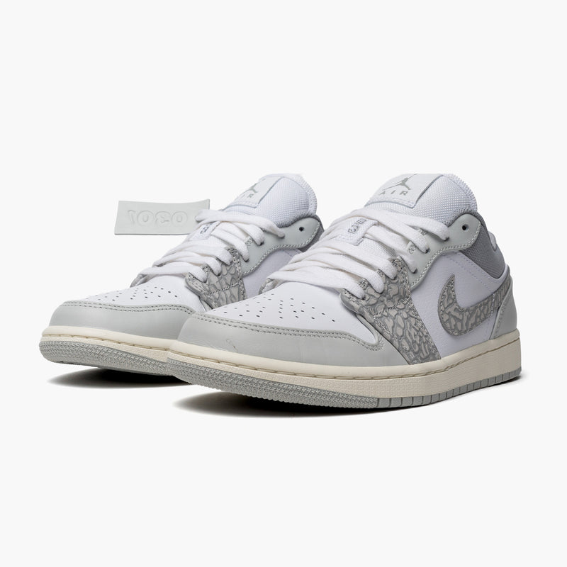 Air Jordan 1 Low PRM Smoke Grey Elephant Seitenansicht