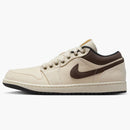 Jordan 1 Low Premium Pale Ivory Off Noir Baroque Brown